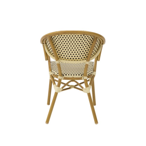 Sessel Clemens Beige-schwarz