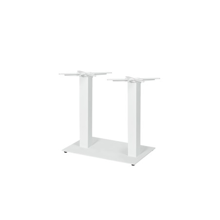 Cafetisch Gestell Elias 2 Säulen Weiß