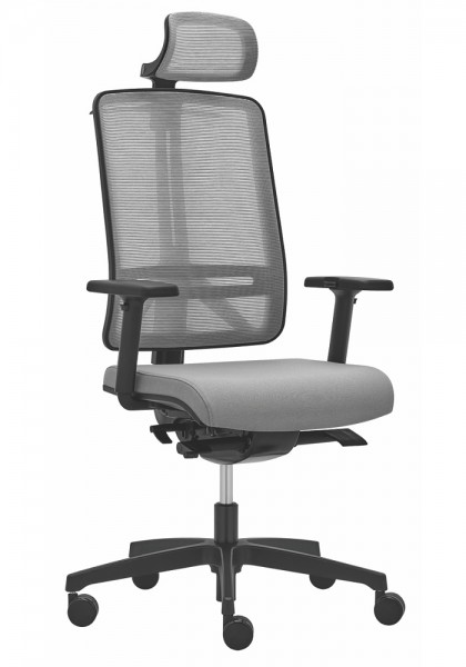 Drehstuhl Flexi mit Kopfstütze | sofort lieferbar