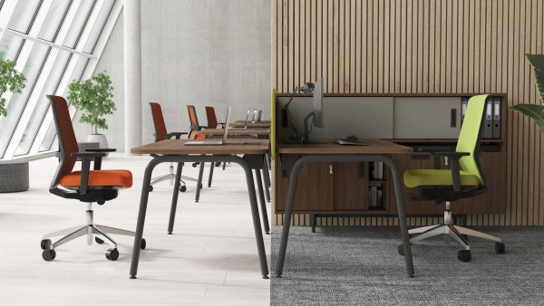 Schreibtisch Round - Tiefe 800 mm